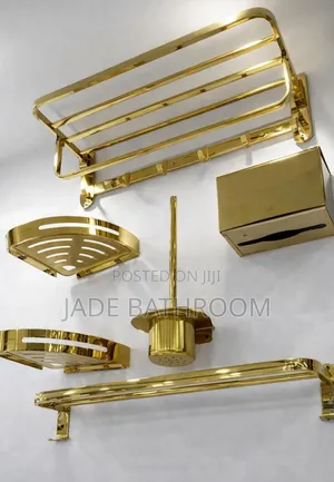 Executive Bathroom Accessories Gold