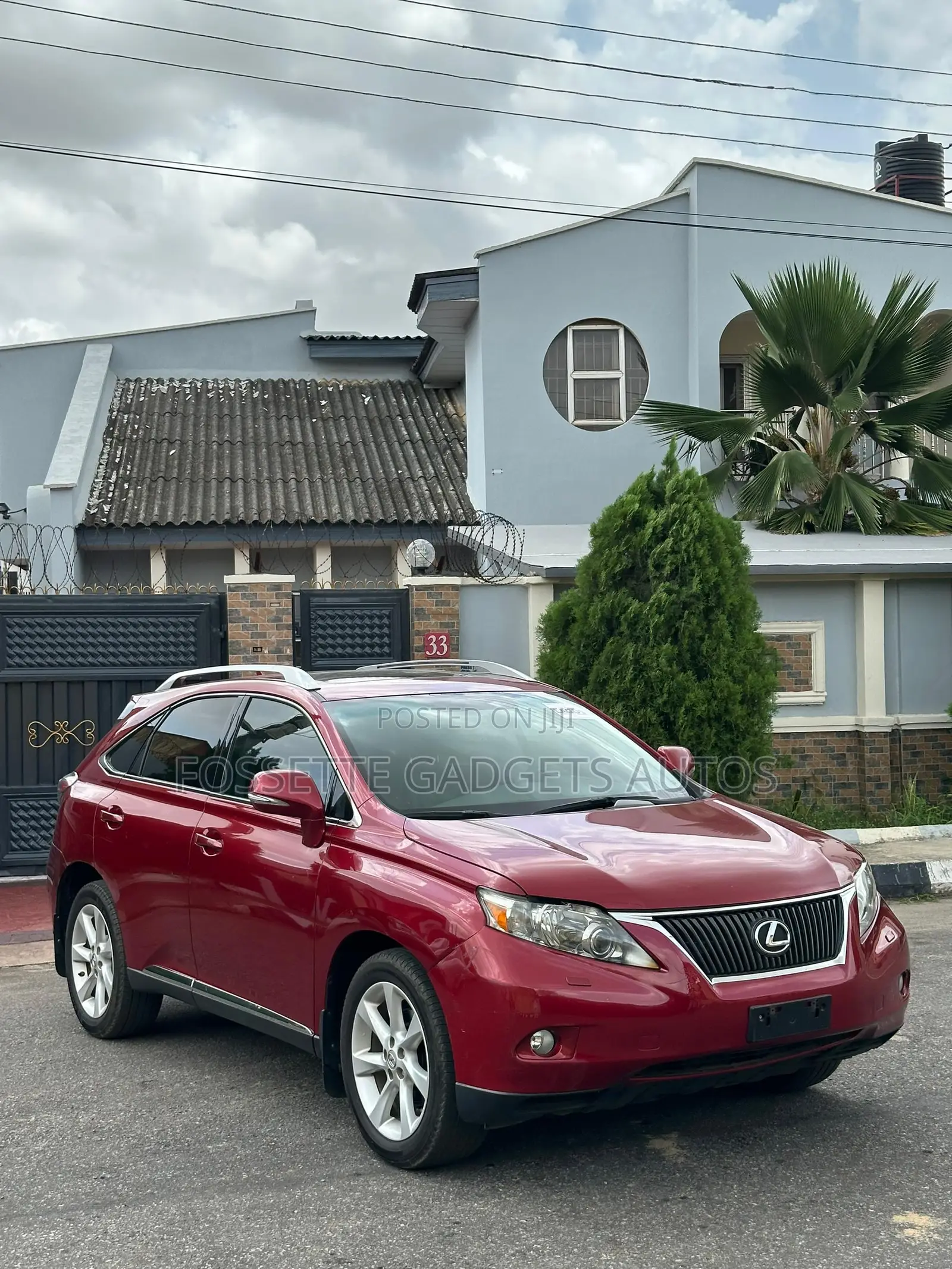 Lexus RX 2011 Red