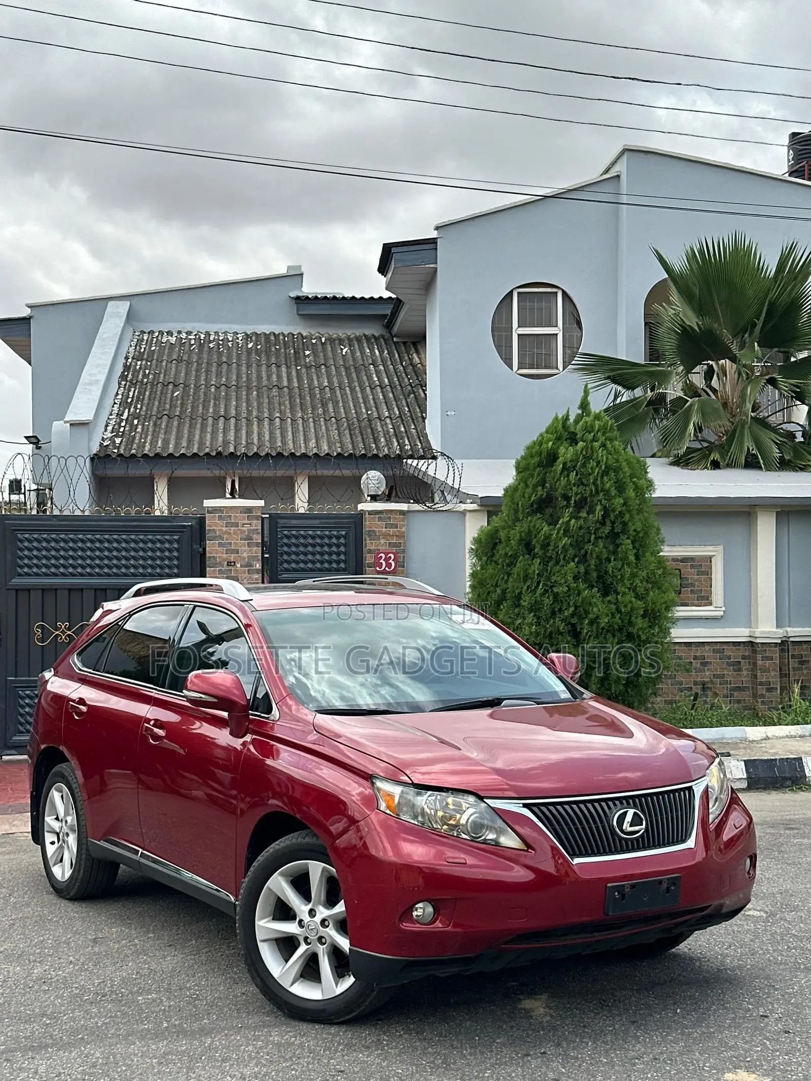 Lexus RX 2011 Red