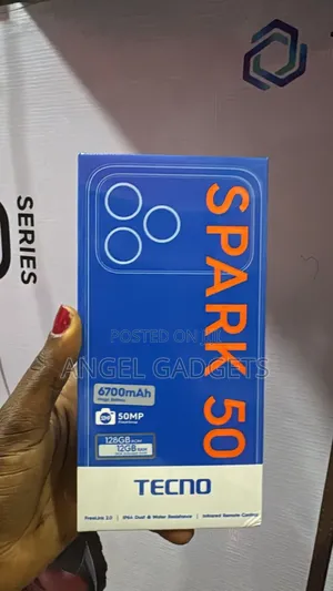 New Tecno Spark 50 128 GB Black
