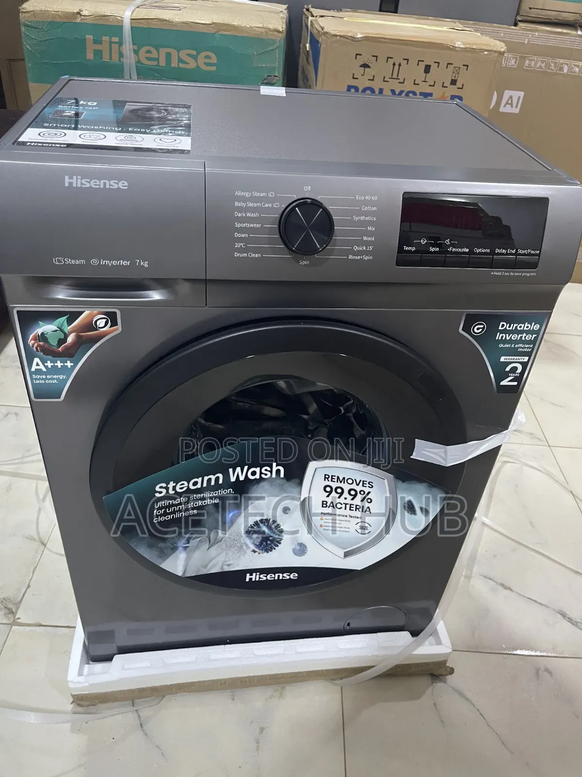 Hisense 7kg Front Load Automatic Washing Machine - Energy Saving