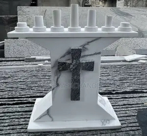 7 Arm Marble Candelabra (Candle Holder)