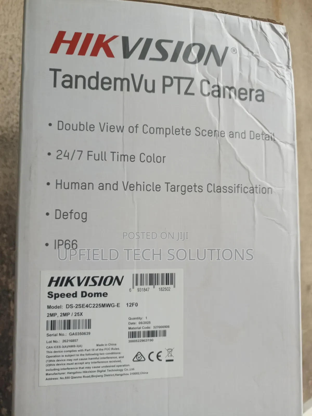 2mp Tandemvu Network PTZ Camera