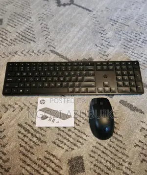 HP 655 Wireless Keyboard and Mouse Combo – Sleek, Quiet Programmable