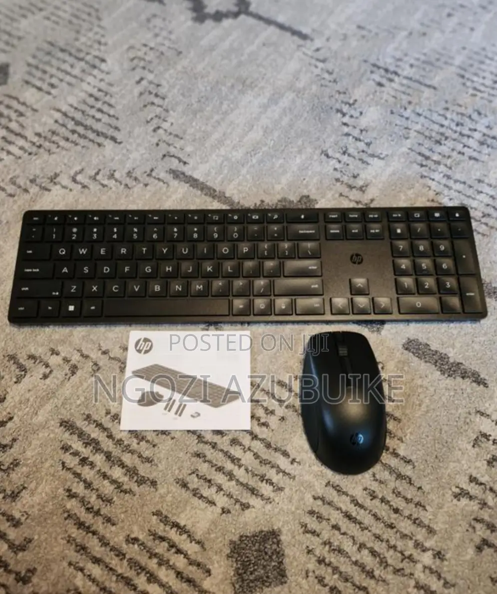 HP 655 Wireless Keyboard and Mouse Combo – Sleek, Quiet Programmable