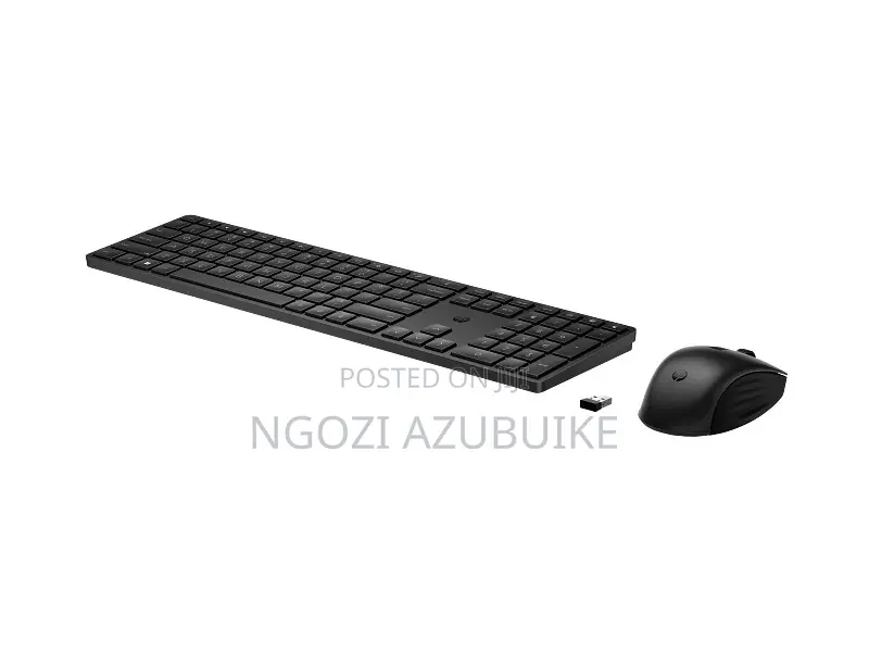 HP 655 Wireless Keyboard and Mouse Combo – Sleek, Quiet Programmable