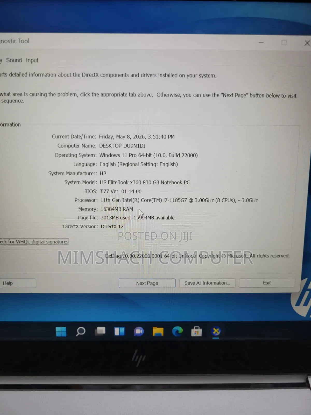 Laptop HP EliteBook 830 G8 16GB Intel Core i7 SSD 512GB