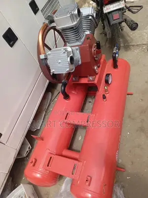 Double Tank Compressor Without Engine