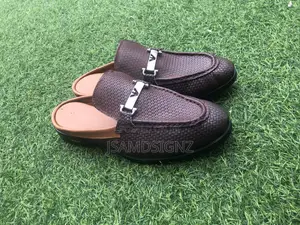 Half Shoe Brown Basket Leather