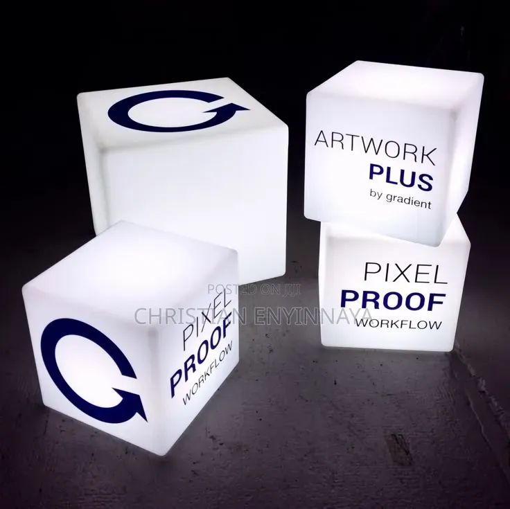 Illuminated Rechargeable Light Display Box