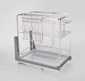 Chrome Spice Rack – Durable Space-Saving Kitchen Organizer