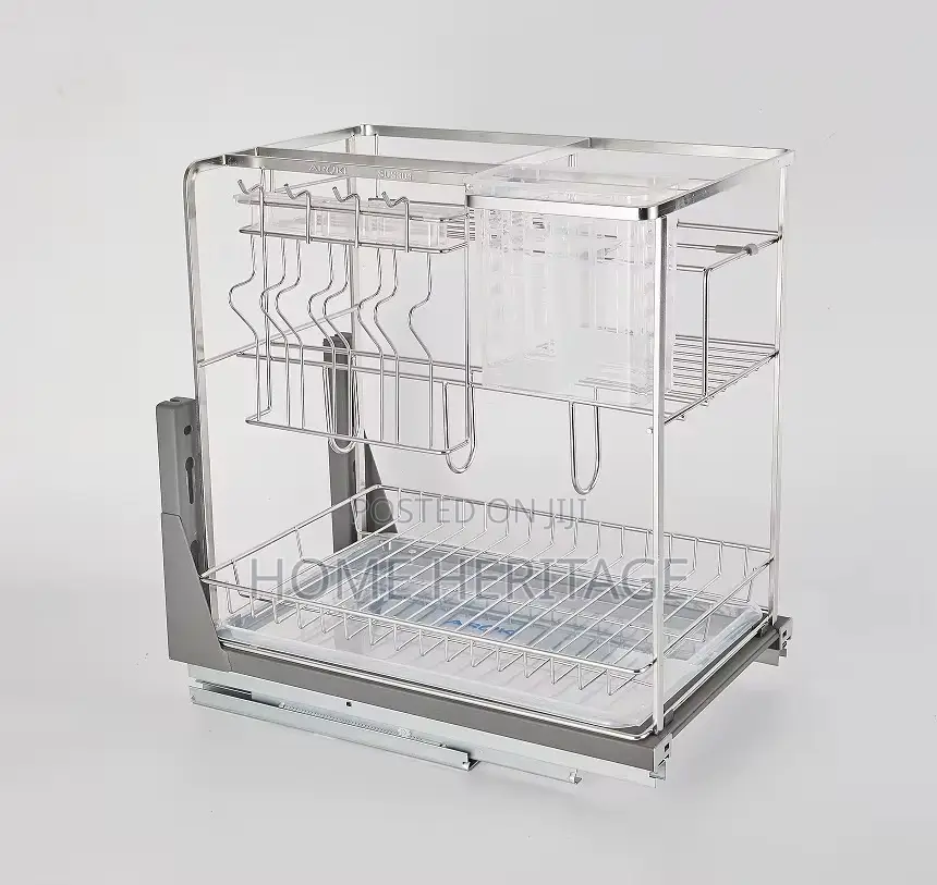 Chrome Spice Rack – Durable Space-Saving Kitchen Organizer