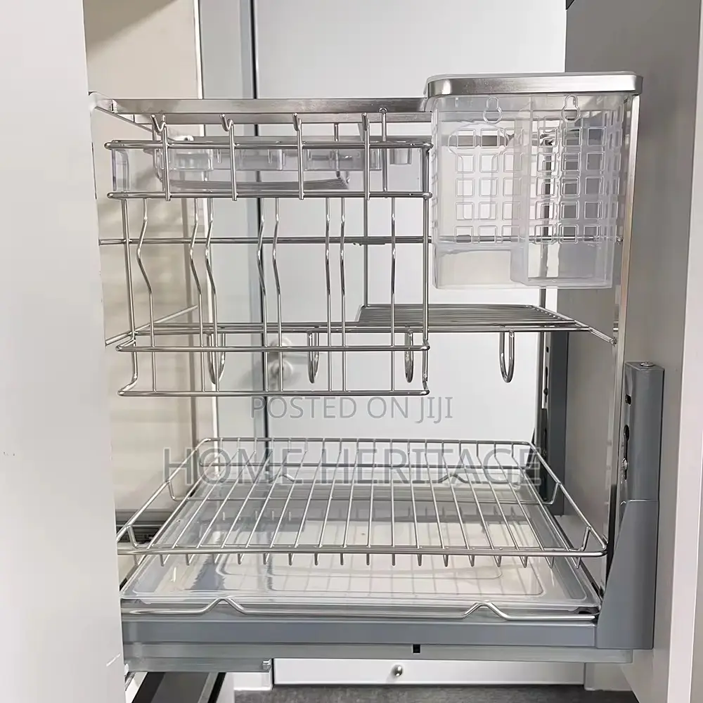 Chrome Spice Rack – Durable Space-Saving Kitchen Organizer