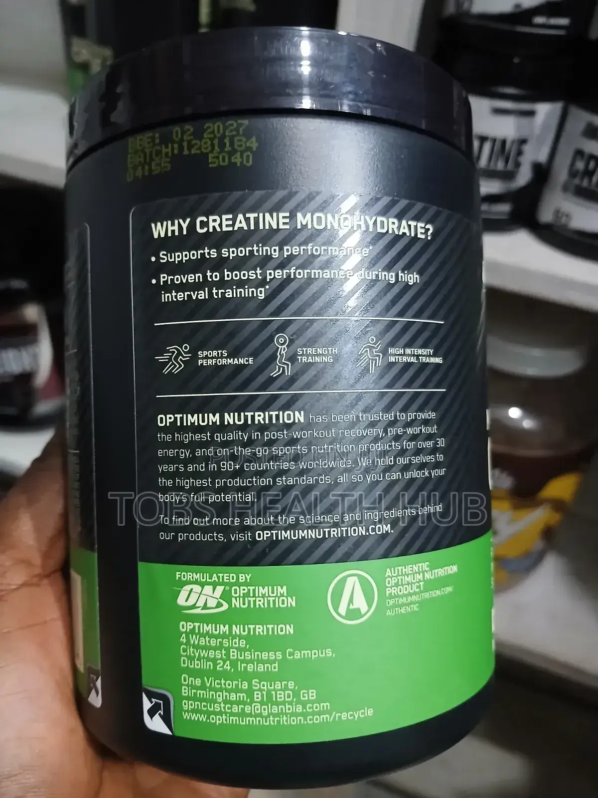 On Creatine Powder for Performance Support