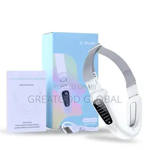 V-Shape Face Slimming Ems Massager, Electric Chin Lifter Jawline Scu