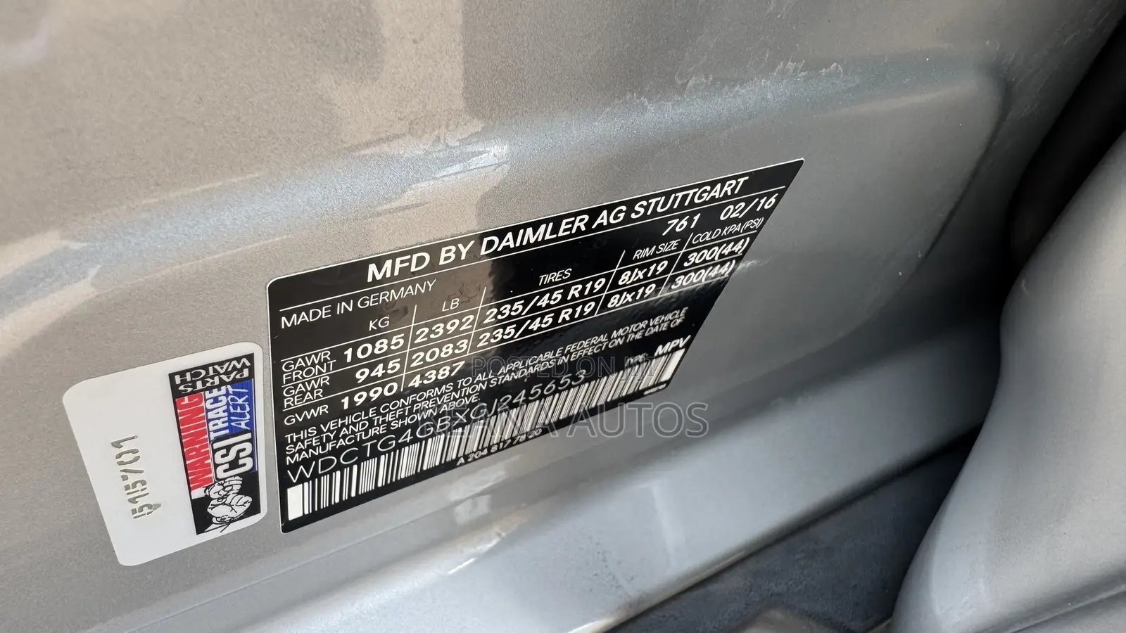 Mercedes-Benz CLA-Class 2016 Silver