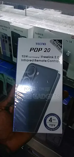 New Tecno Pop 20 128 GB Black