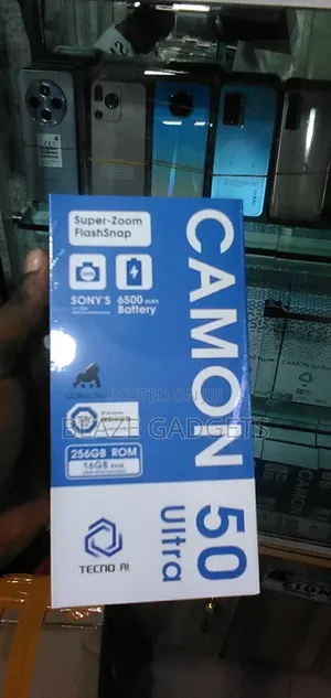 New Tecno Camon 50 Ultra 256 GB Black