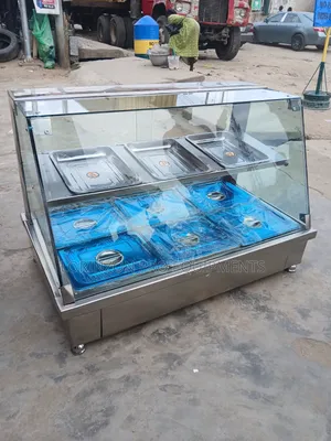3 Tray Food Display Warmer – Ideal for Fast Food Restaurant Business