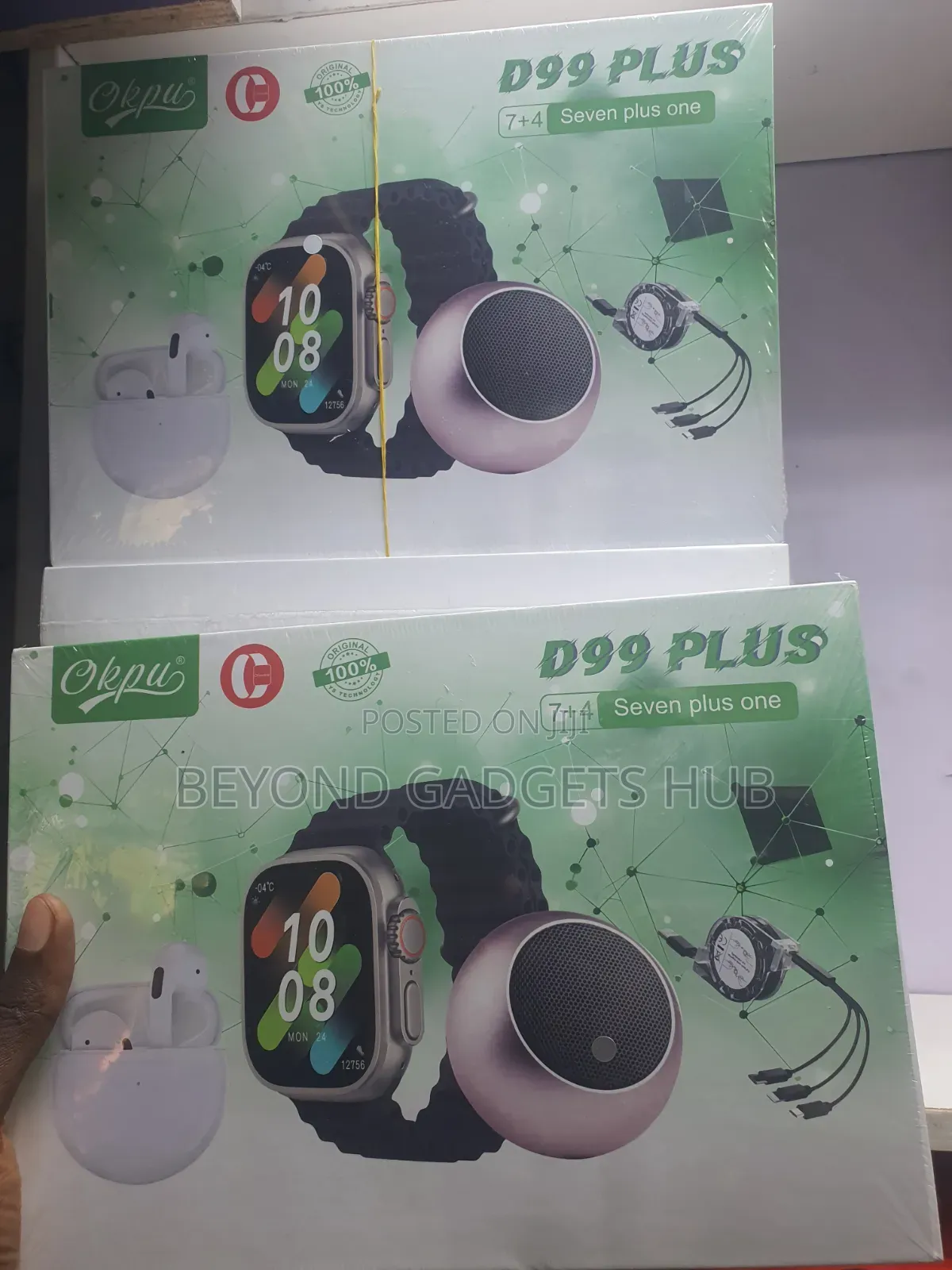 D99 Plus Smart Watch - 7+4 Set