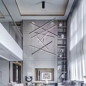 Nordic Minimalist Void Led Chandelier– For Staircase, Hotels Offices
