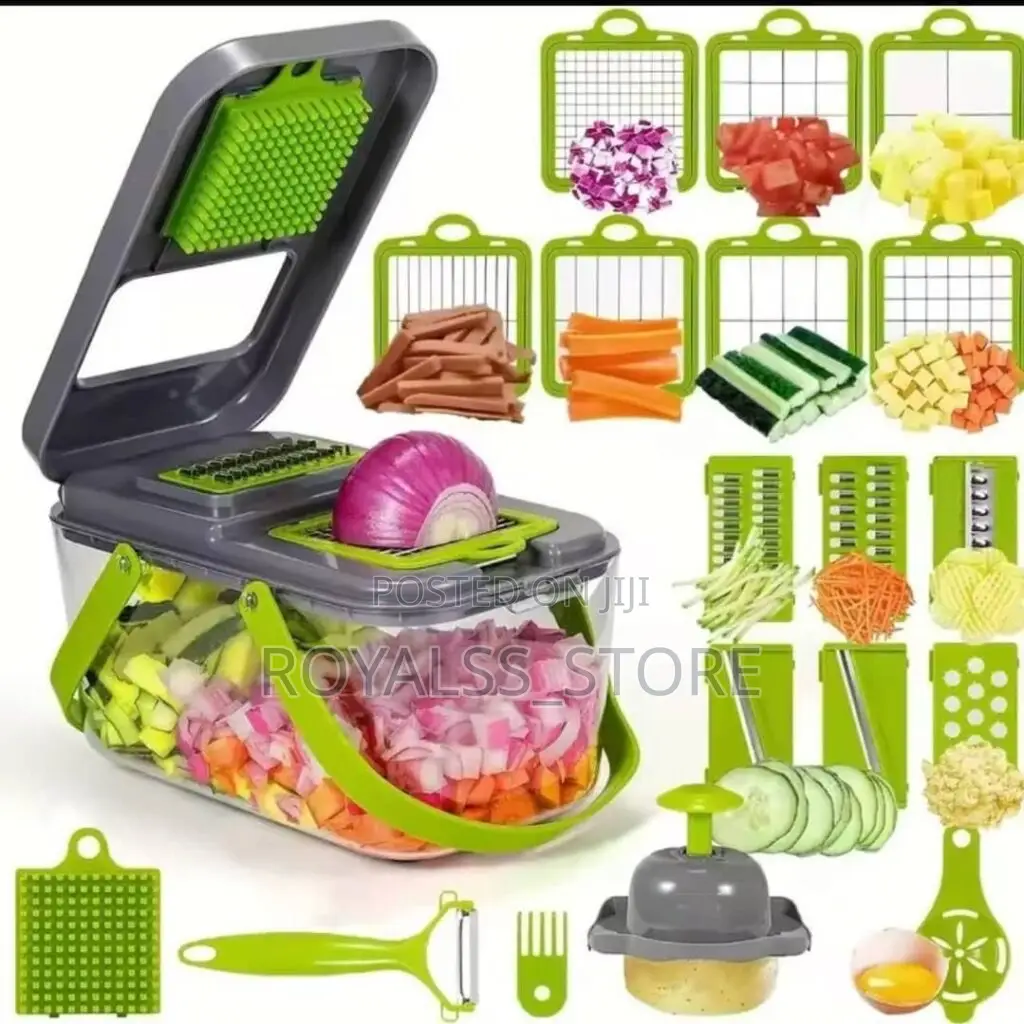 22pcs Big Size Multifunctional Vegetable Chopper/Slicer