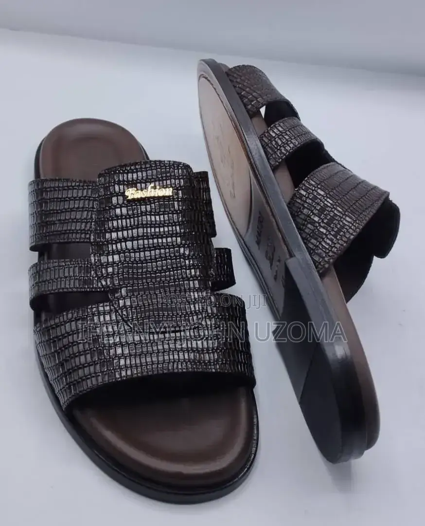 Original Leather Men Slippers