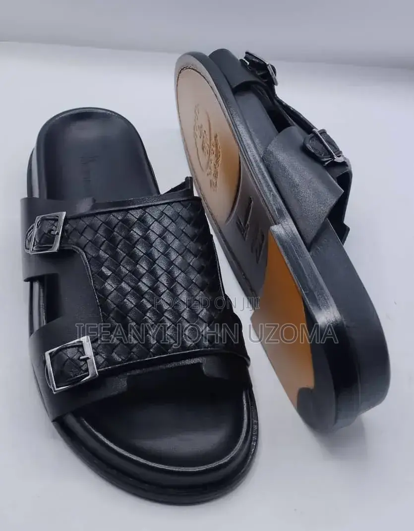 Original Leather Men Slippers