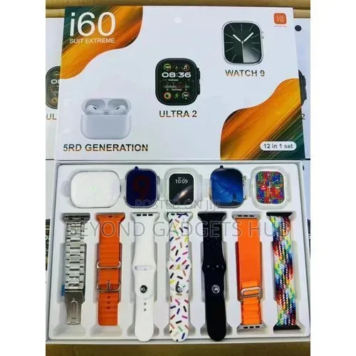 I60 Smart Watch – 12 in 1 Set