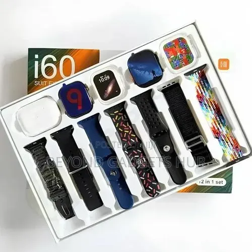 I60 Smart Watch – 12 in 1 Set