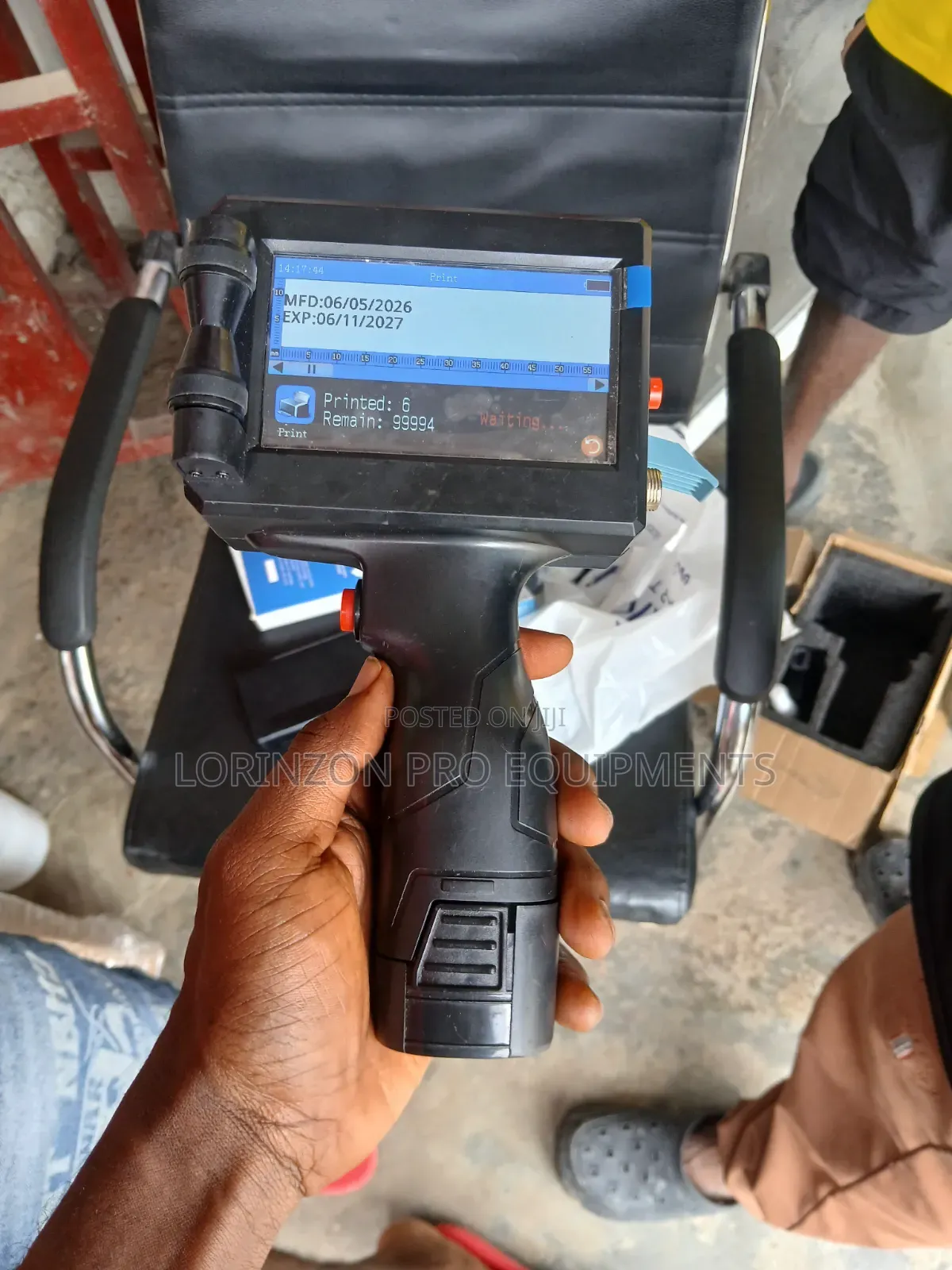 Industrial Coding Machine –Reliable Expiry Date Batch Number Printer