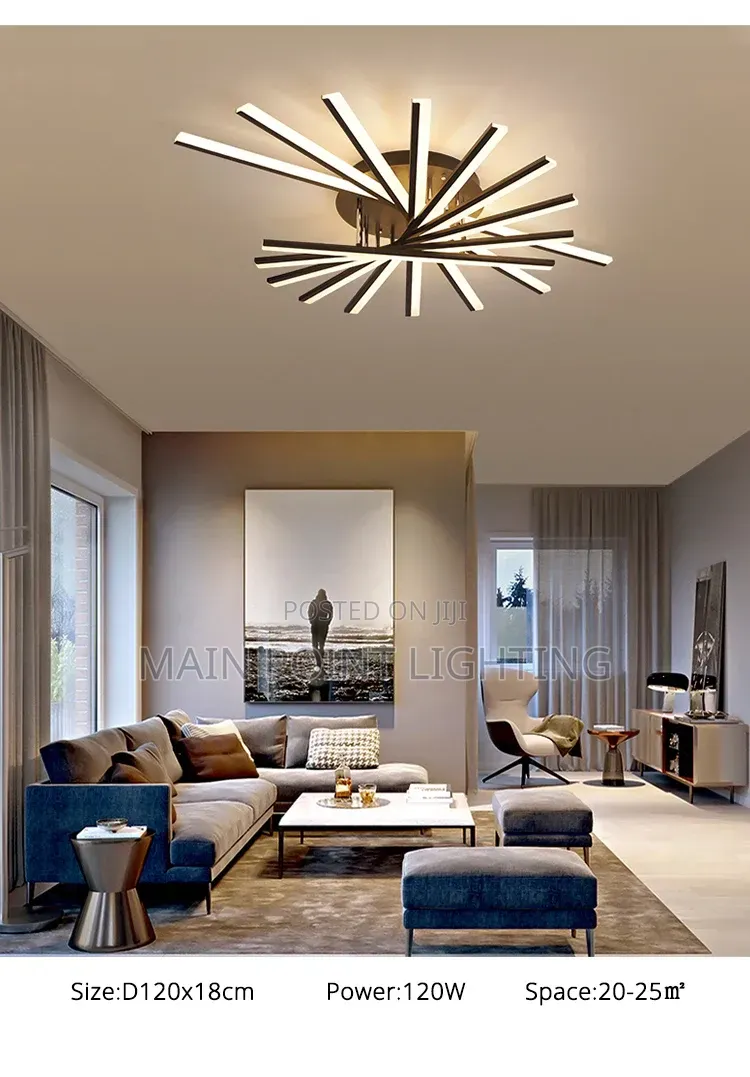 Flush Led Chandelier Light