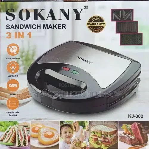 3in1sokany Sandwich Maker