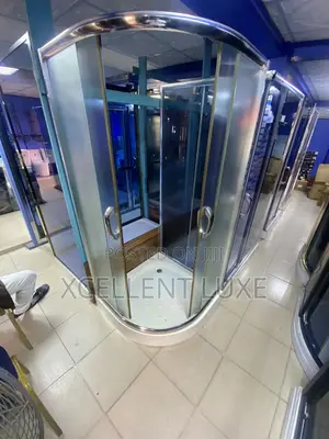 Shower Cubicle Enclosure With Tempered Glass