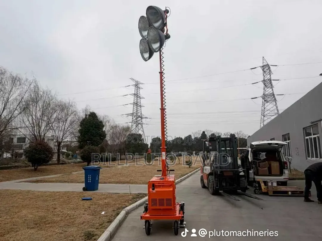 Portable Mobile Light Tower With Generator