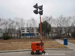 Portable Mobile Light Tower With Generator