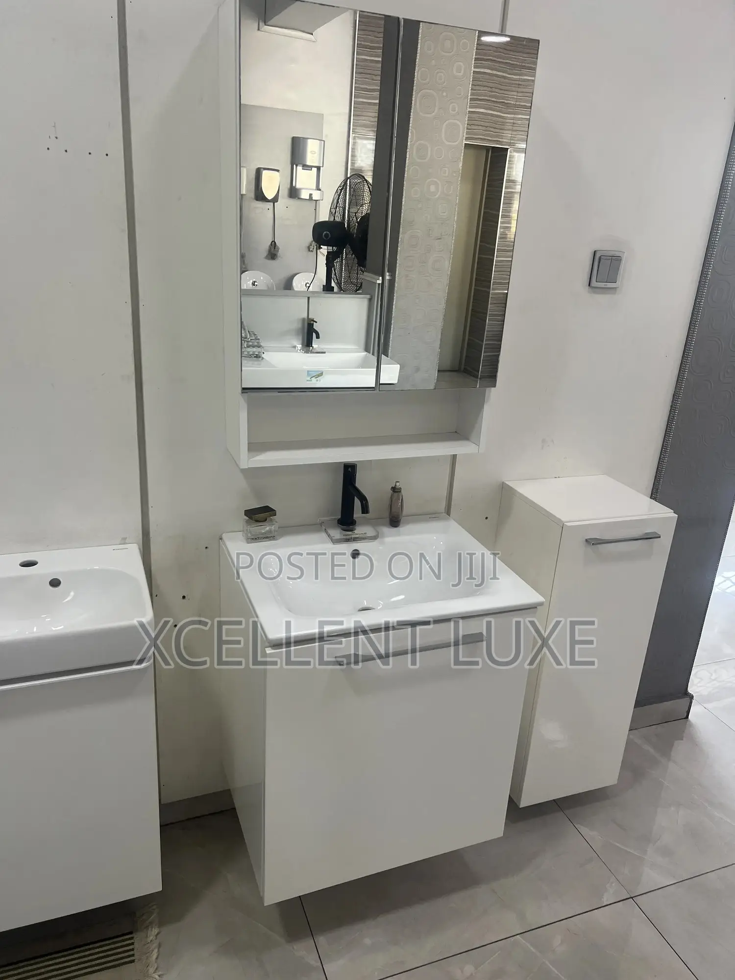 Geberit Bathroom Cabinet Vanity With Side Shelf