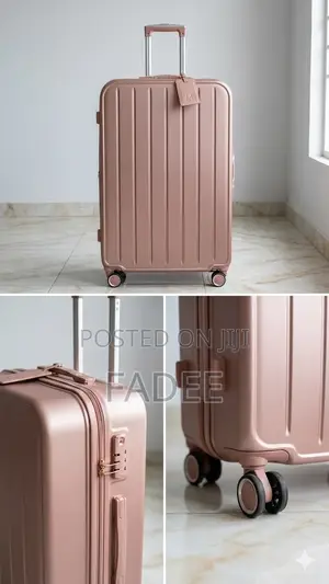 Luxury Rose Gold Spinner Suitcases (Three Large Sizes) – Brand New
