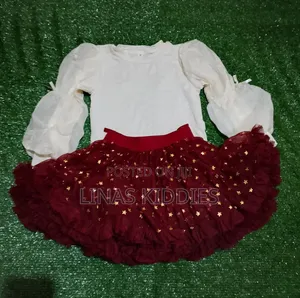 Children Flay Skirt and Long Sleeve Shirt