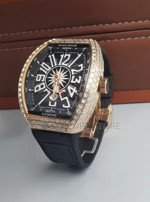 High Quality Luxury Franck Muller Leather Wristwatch