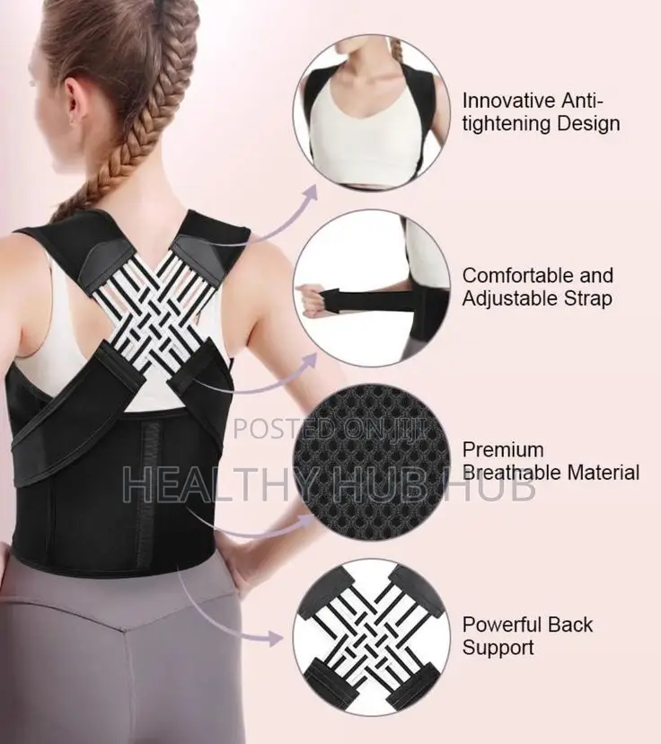 Soft Breathable Posture Support Strap For Improvement And Correction