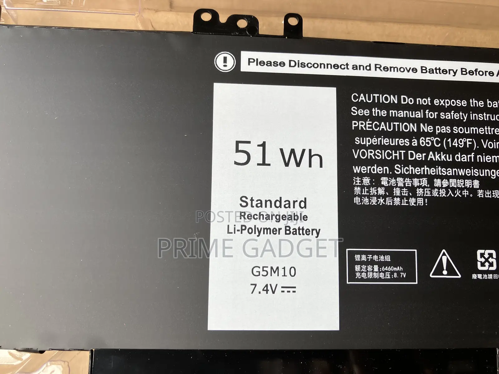 Dell Original G5m10 E5450 E5550