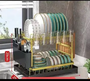 Quality Plate Rack With Cup Holders