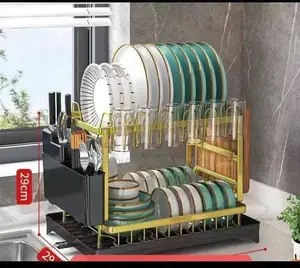 Quality Plate Rack With Cup Holders
