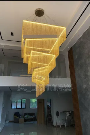 Modern Chain Tassel 1000mm by 3000mm Dimmable With Remote Control