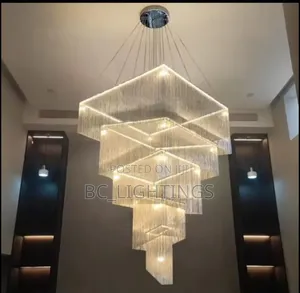 Modern Chain Tassel 1000mm by 3000mm Dimmable With Remote Control