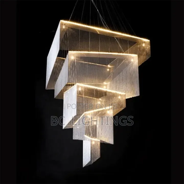 Modern Chain Tassel 1000mm by 3000mm Dimmable With Remote Control
