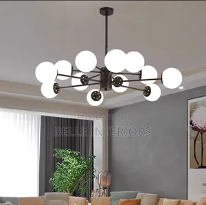 Modern Glass Led Chiandelier Dinning Living Room Bedroom