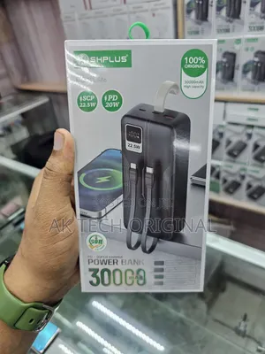 Shplus Original Quality Power Bank 30000mah