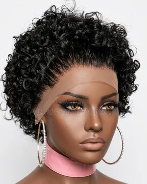 Premium 13x1 Jerry Curl Human Hair Wig - 100% Natural Curls